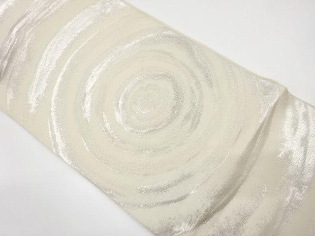 アンティーク　渦巻模様織り出し全通袋帯（材料）